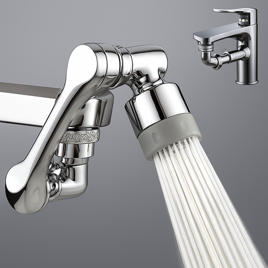 1080° Rotating Faucet Sprayer with 22/24mm Adapters